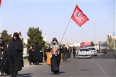 پیاده روی جاماندگان اربعین حسینی در تبریز