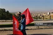 پیاده روی جاماندگان اربعین حسینی در تبریز
