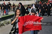 پیاده روی جاماندگان اربعین حسینی در تبریز