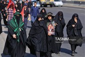 پیاده روی جاماندگان اربعین حسینی در تبریز