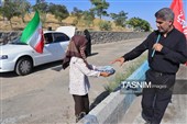 پیاده روی جاماندگان اربعین حسینی در تبریز