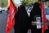 پیاده روی جاماندگان اربعین حسینی در تبریز
