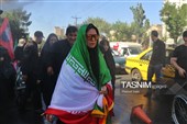 پیاده روی جاماندگان اربعین حسینی در تبریز
