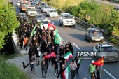 راهپیمایی جاماندگان اربعین حسینی در چابکسر - گیلان