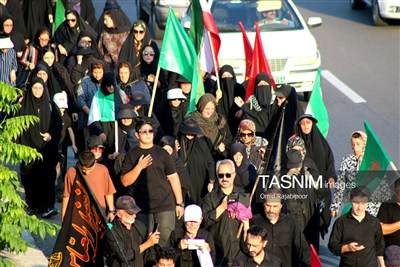 راهپیمایی جاماندگان اربعین حسینی در چابکسر - گیلان