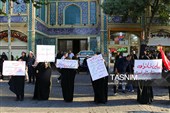 راهپیمایی جاماندگان اربعین حسینی در زنجان