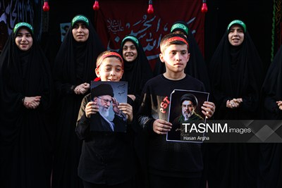 راهپیمایی جاماندگان اربعین حسینی در زنجان