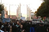 راهپیمایی جاماندگان اربعین حسینی در زنجان