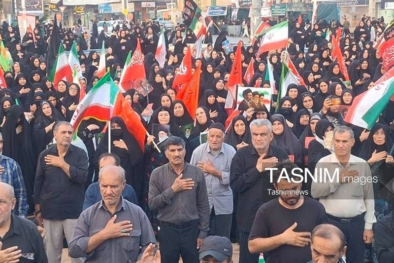 هم‌نوایی مردم دهدشت با زائران کربلا در روز اربعین