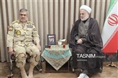 دیدار فرمانده مرزبانی فراجا با نماینده ولی‌فقیه در کردستان