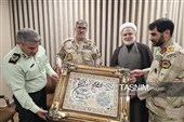 دیدار فرمانده مرزبانی فراجا با نماینده ولی‌فقیه در کردستان