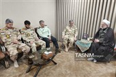 دیدار فرمانده مرزبانی فراجا با نماینده ولی‌فقیه در کردستان