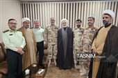دیدار فرمانده مرزبانی فراجا با نماینده ولی‌فقیه در کردستان