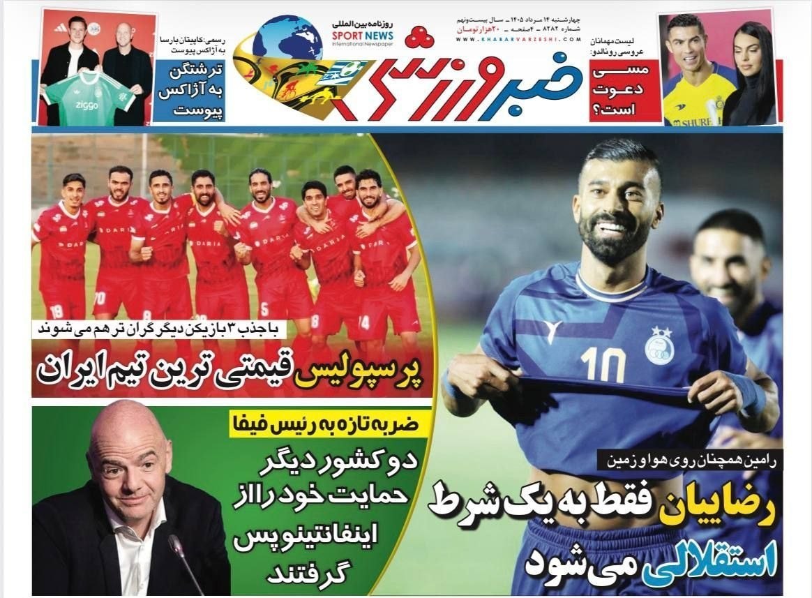 روزنامه وطن امروز , روزنامه کیهان , روزنامه خراسان , روزنامه جوان , روزنامه همشهری , روزنامه جام جم , روزنامه فرهیختگان , روزنامه اینترنتی صدای ایران , 