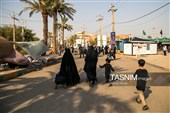 بازگشت زائرین اربعین حسینی از مرز خسروی