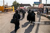 بازگشت زائرین اربعین حسینی از مرز خسروی