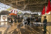 بازگشت زائرین اربعین حسینی از مرز خسروی