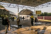بازگشت زائرین اربعین حسینی از مرز خسروی