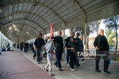 بازگشت زائرین اربعین حسینی از مرز خسروی