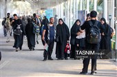 بازگشت زائرین اربعین حسینی از مرز خسروی
