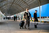 بازگشت زائرین اربعین حسینی از مرز خسروی
