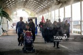 بازگشت زائرین اربعین حسینی از مرز خسروی