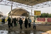 بازگشت زائرین اربعین حسینی از مرز خسروی