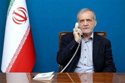 بزشكيان يؤكد وقوف ايران إلى جانب الشعب الفلسطيني وحقوقه وقضيته ومواصلة تقديم الدعم والإسناد له