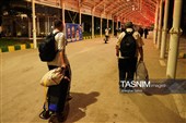 بازگشت زائرین اربعین حسینی از مرز خسروی