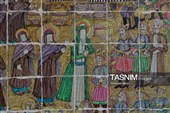 کاشی‌کاری عاشورایی در تکیه معاون الملک