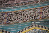 کاشی‌کاری عاشورایی در تکیه معاون الملک