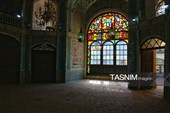 کاشی‌کاری عاشورایی در تکیه معاون الملک