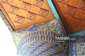 کاشی‌کاری عاشورایی در تکیه معاون الملک