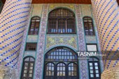 کاشی‌کاری عاشورایی در تکیه معاون الملک