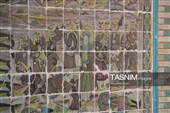 کاشی‌کاری عاشورایی در تکیه معاون الملک
