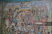 کاشی‌کاری عاشورایی در تکیه معاون الملک