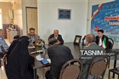 رئیس دانشگاه آزاد اردبیل در دفتر تسنیم به روایت تصویر