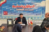 رئیس دانشگاه آزاد اردبیل در دفتر تسنیم به روایت تصویر