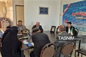 رئیس دانشگاه آزاد اردبیل در دفتر تسنیم به روایت تصویر