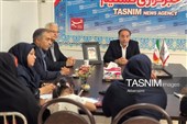 مدیرکل دامپزشکی اردبیل در دفتر تسنیم به روایت تصویر