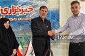 حضور مدیران اردبیلی در دفتر تسنیم به مناسبت روز خبرنگار به روایت تصویر