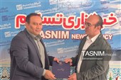 حضور مدیران اردبیلی در دفتر تسنیم به مناسبت روز خبرنگار به روایت تصویر