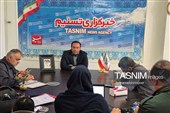 حضور مدیران اردبیلی در دفتر تسنیم به مناسبت روز خبرنگار به روایت تصویر