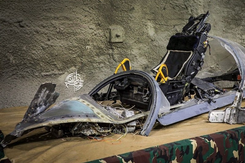 IRGC Displays Wreckage of Downed US, Israeli Aircraft