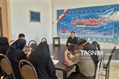 رئیس هیات فوتبال استان اردبیل در دفتر تسنیم به روایت تصویر
