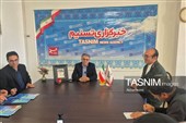 حضور صدیف بدری در دفتر تسنیم اردبیل به مناسبت روز خبرنگار