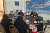 حضور صدیف بدری در دفتر تسنیم اردبیل به مناسبت روز خبرنگار
