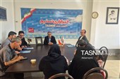 حضور صدیف بدری در دفتر تسنیم اردبیل به مناسبت روز خبرنگار
