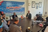 حضور صدیف بدری در دفتر تسنیم اردبیل به مناسبت روز خبرنگار
