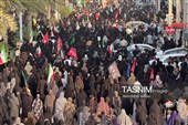 تشییع باشکوه شهدای چاه‌تنگو قشم؛ خانواده جعفری بدرقه شدند